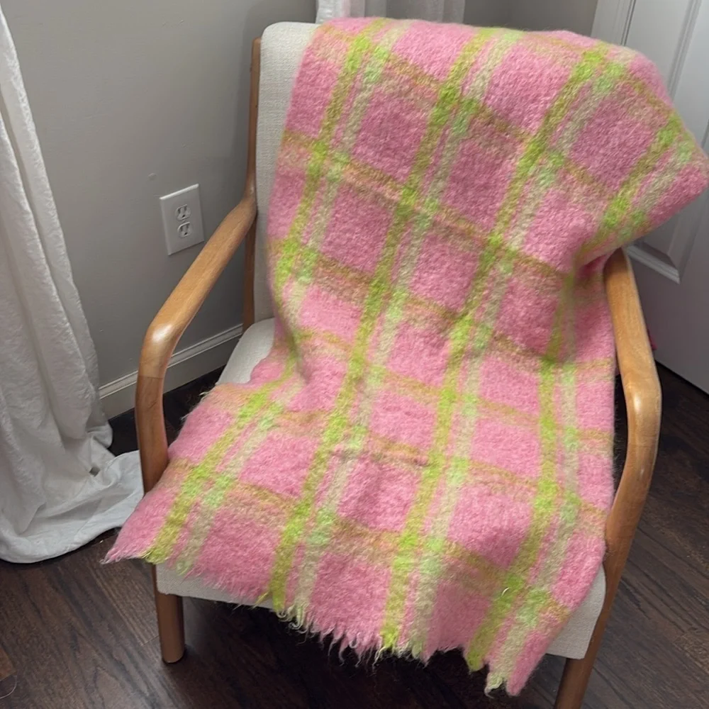 Donegal Design Hand Woven Mohair Throw